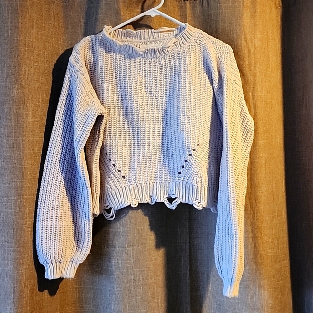 Treasure & Bond off-white sweater.  Girls 14-16.